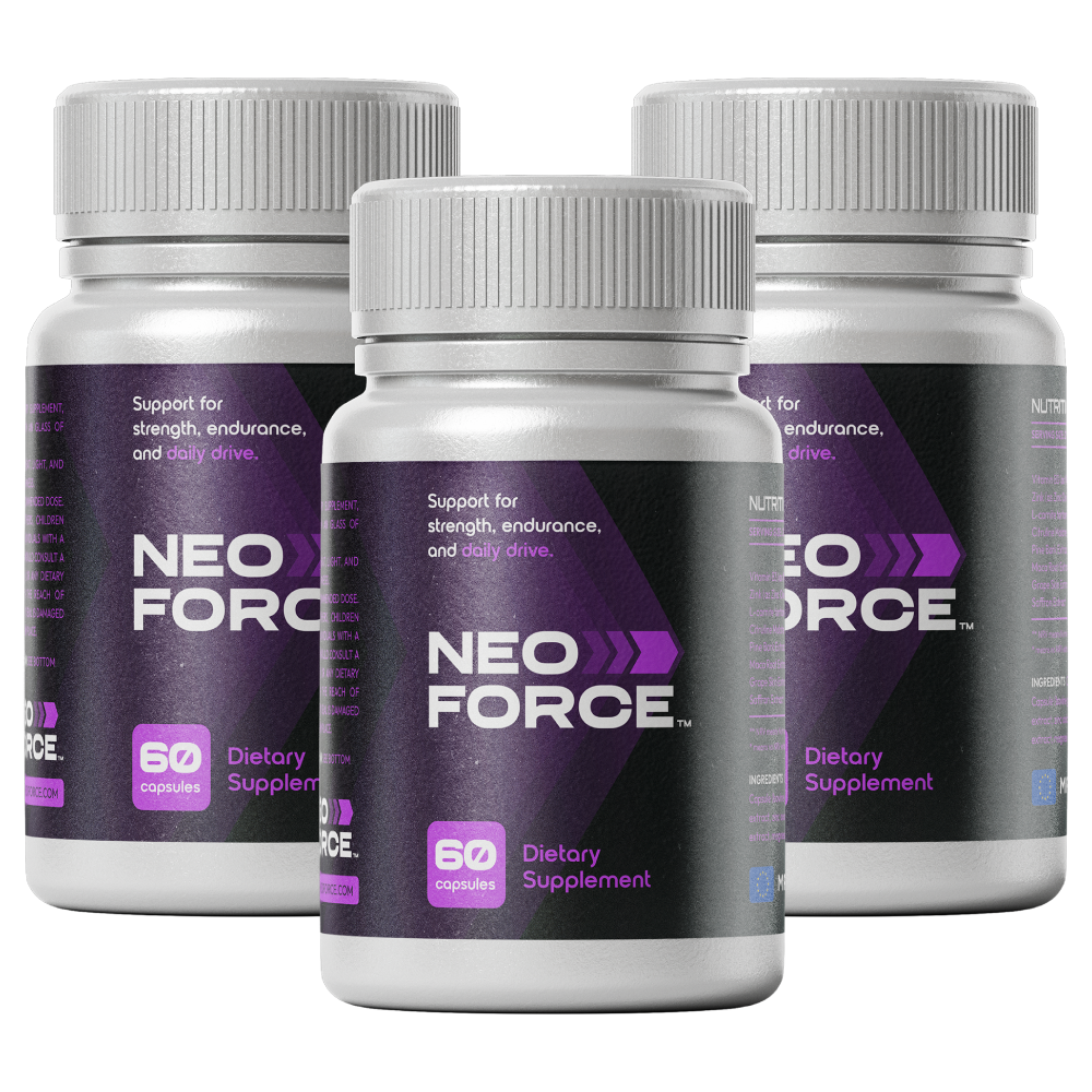 NeoForce food supplement bottles